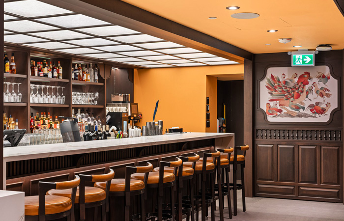 interior,painting, linh noodle bar